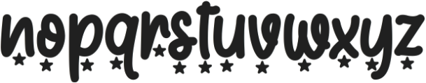 Cute Fairy Star otf (400) Font LOWERCASE