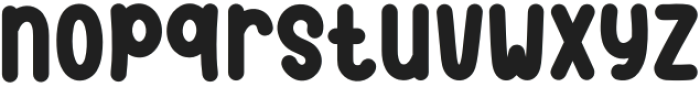 Cute Fluffy Regular otf (400) Font LOWERCASE