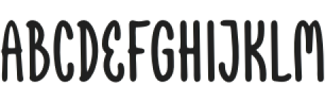 Cute Gerly Regular otf (400) Font UPPERCASE