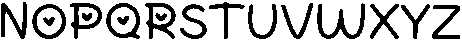 Cute Loopy Regular otf (400) Font LOWERCASE