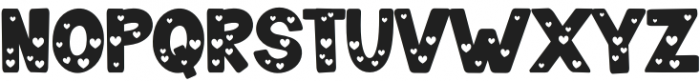 Cute Love Story One otf (400) Font UPPERCASE