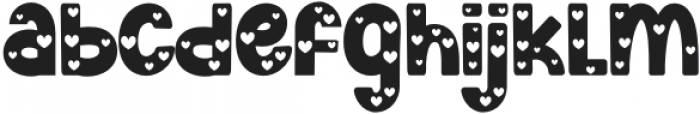 Cute Love Story One otf (400) Font LOWERCASE