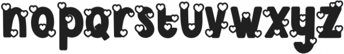 Cute Love Story Two otf (400) Font LOWERCASE