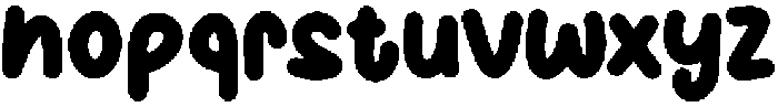 Cute Molina Regular otf (400) Font LOWERCASE