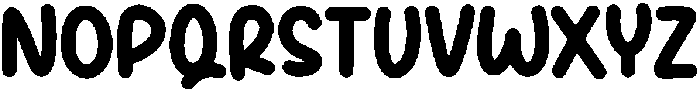 Cute Molina Regular ttf (400) Font UPPERCASE