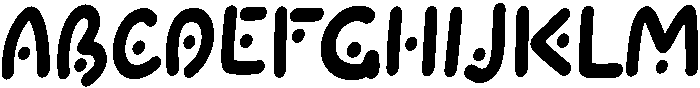 Cute Monster Regular otf (400) Font UPPERCASE
