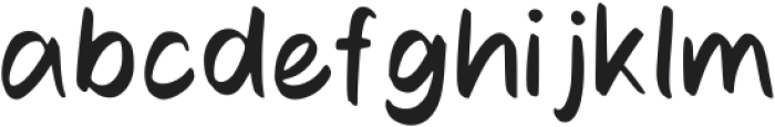 Cute Notes5 Regular otf (400) Font LOWERCASE