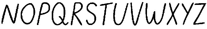 Cute Pen Regular otf (400) Font UPPERCASE