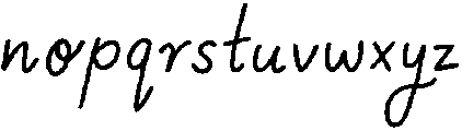 Cute Pen Regular otf (400) Font LOWERCASE