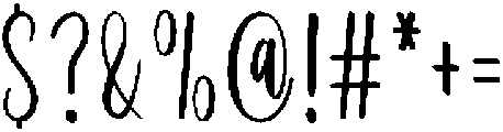 Cute Rabbit Regular otf (400) Font OTHER CHARS