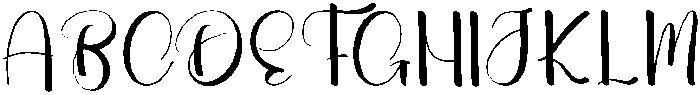 Cute Rabbit Regular otf (400) Font UPPERCASE