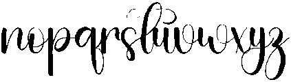 Cute Rabbit Regular otf (400) Font LOWERCASE