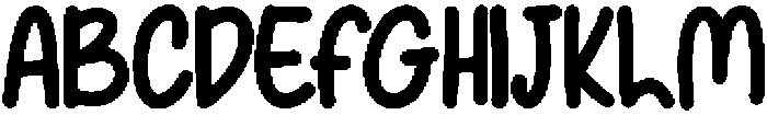 Cute Roliya Regular ttf (400) Font UPPERCASE
