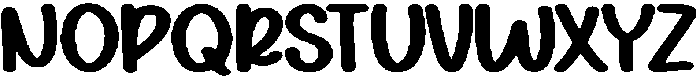 Cute Rusly Regular ttf (400) Font UPPERCASE