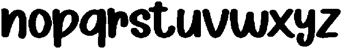 Cute Rusly Regular ttf (400) Font LOWERCASE