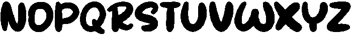 Cute Salira Regular otf (400) Font UPPERCASE
