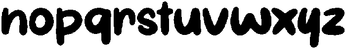 Cute Salira Regular otf (400) Font LOWERCASE
