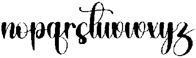 Cute Santa Regular otf (400) Font LOWERCASE