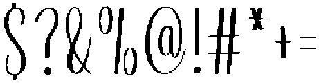 Cute Signature Regular otf (400) Font OTHER CHARS