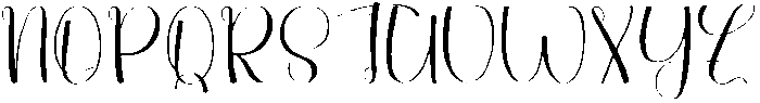 Cute Signature Regular otf (400) Font UPPERCASE