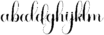 Cute Signature Regular otf (400) Font LOWERCASE