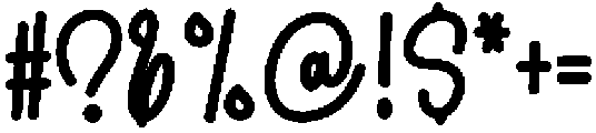 Cute Single Regular otf (400) Font OTHER CHARS