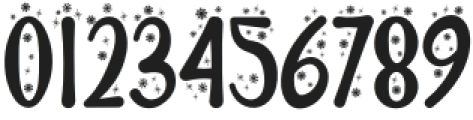 Cute Snow Snow Flake otf (400) Font OTHER CHARS