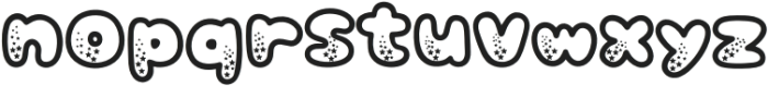 Cute Starts Regular otf (400) Font LOWERCASE