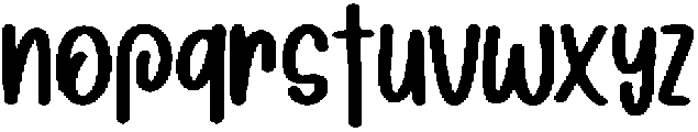 Cute Swile Regular ttf (400) Font LOWERCASE