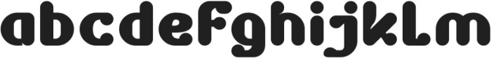 Cute Trigger Bold otf (700) Font LOWERCASE