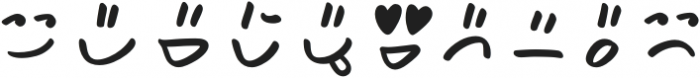 CuteDrop Symbols otf (400) Font OTHER CHARS