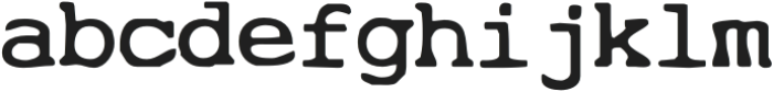 CuteTypewriterSVG-Regular otf (400) FONT