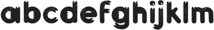 Cutecrab Texture ttf (400) Font LOWERCASE