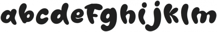 CuteyPatchy-Regular otf (400) Font LOWERCASE