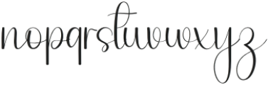 Cutie Baby Regular otf (400) Font LOWERCASE