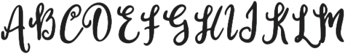 Cutie Day otf (400) Font UPPERCASE