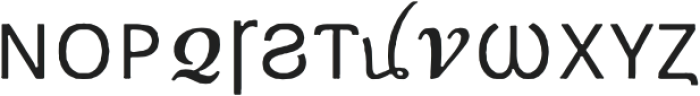 Cutie TM Regular otf (400) Font UPPERCASE