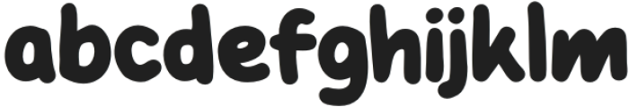 CutieMolly-Regular otf (400) Font LOWERCASE