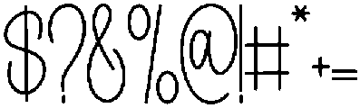 Cuties Girlfriend Regular otf (400) Font OTHER CHARS