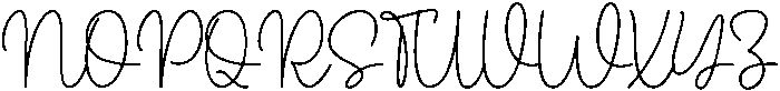Cuties Girlfriend Regular otf (400) Font UPPERCASE