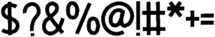 Cutout Regular otf (400) Font OTHER CHARS