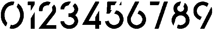 Cutout Regular otf (400) Font OTHER CHARS
