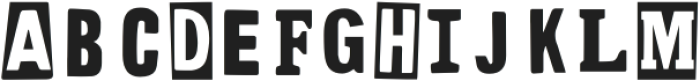 Cutsnip otf (400) Font UPPERCASE