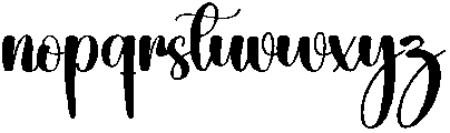 Cutting Regular otf (400) Font LOWERCASE