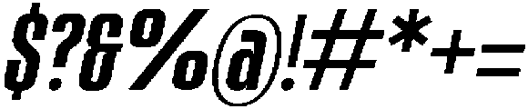 Cuturila Italic otf (400) Font OTHER CHARS