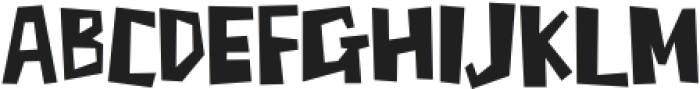 Cutzilla Regular otf (400) Font UPPERCASE