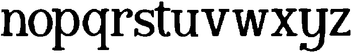 Cuvafu ttf (400) Font LOWERCASE
