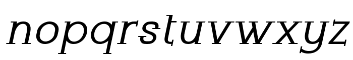 Cunningham-BoldItalic Font LOWERCASE