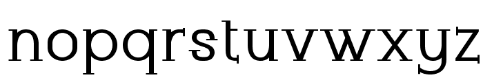 CunninghamBold Font LOWERCASE