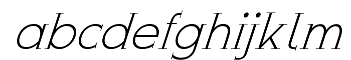 CunninghamItalic Font LOWERCASE